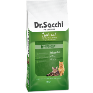 Dr.Sacchi Premium Natural Lamb Rice Yetişkin 15 kg Kedi Maması kullananlar yorumlar